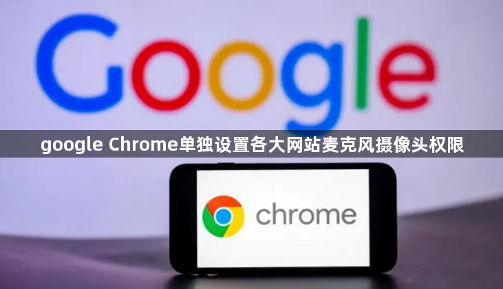 google Chrome单独设置各大网站麦克风摄像头权限1