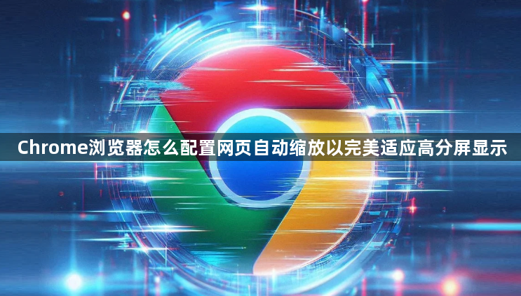 Chrome浏览器怎么配置网页自动缩放以完美适应高分屏显示1