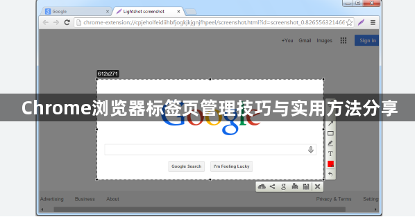 Chrome浏览器标签页管理技巧与实用方法分享1