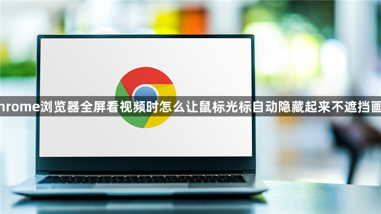 Chrome浏览器全屏看视频时怎么让鼠标光标自动隐藏起来不遮挡画面1