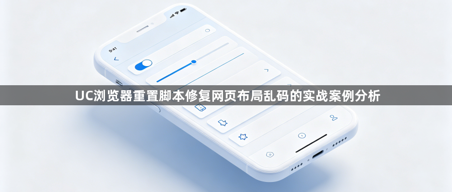 UC浏览器重置脚本修复网页布局乱码的实战案例分析1