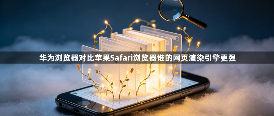 华为浏览器对比苹果Safari浏览器谁的网页渲染引擎更强1