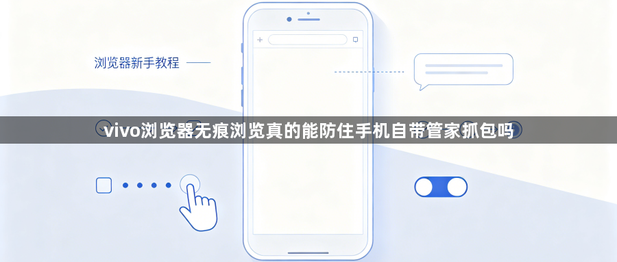vivo浏览器无痕浏览真的能防住手机自带管家抓包吗1