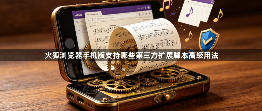 火狐浏览器手机版支持哪些第三方扩展脚本高级用法1