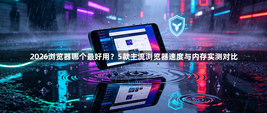 2026浏览器哪个最好用？5款主流浏览器速度与内存实测对比1