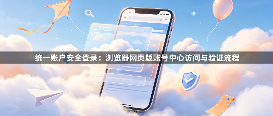 统一账户安全登录：浏览器网页版账号中心访问与验证流程1