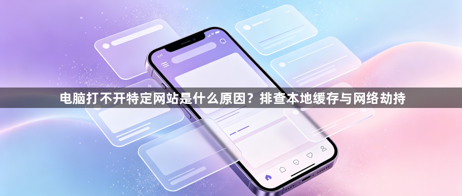 电脑打不开特定网站是什么原因？排查本地缓存与网络劫持1