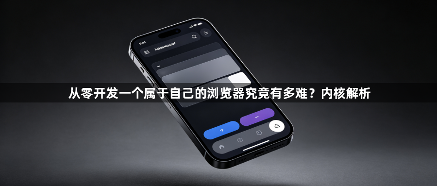 从零开发一个属于自己的浏览器究竟有多难？内核解析1