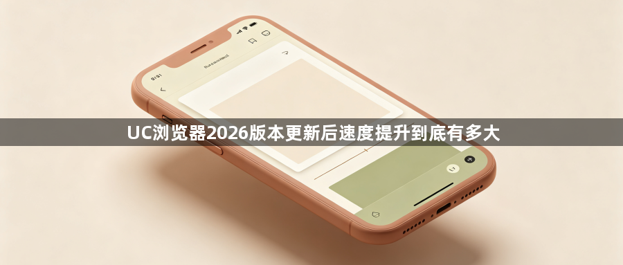 UC浏览器2026版本更新后速度提升到底有多大1
