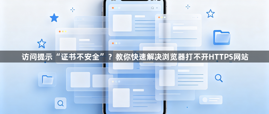 访问提示“证书不安全”？教你快速解决浏览器打不开HTTPS网站1
