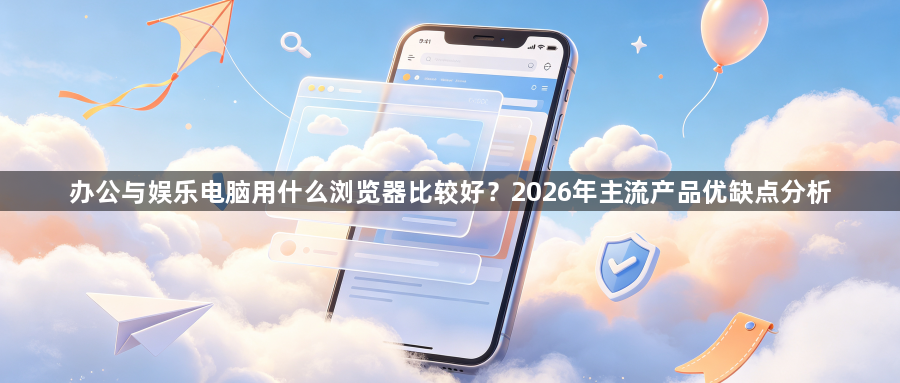 办公与娱乐电脑用什么浏览器比较好？2026年主流产品优缺点分析1