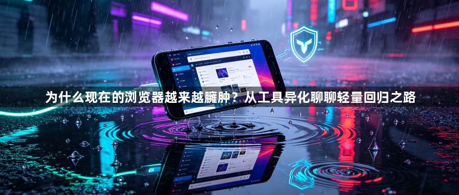 为什么现在的浏览器越来越臃肿？从工具异化聊聊轻量回归之路1