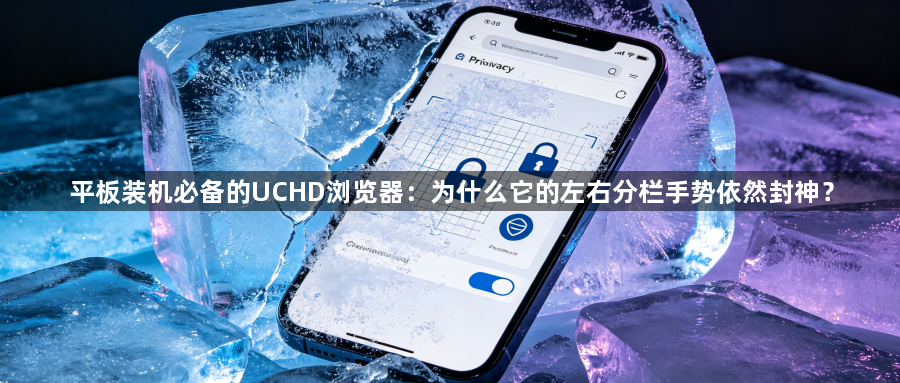平板装机必备的UCHD浏览器：为什么它的左右分栏手势依然封神？1