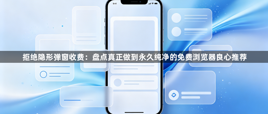 拒绝隐形弹窗收费：盘点真正做到永久纯净的免费浏览器良心推荐1