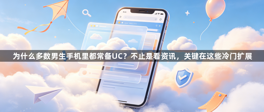 为什么多数男生手机里都常备UC？不止是看资讯，关键在这些冷门扩展1