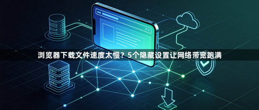 浏览器下载文件速度太慢?5个隐藏设置让网络带宽跑满1