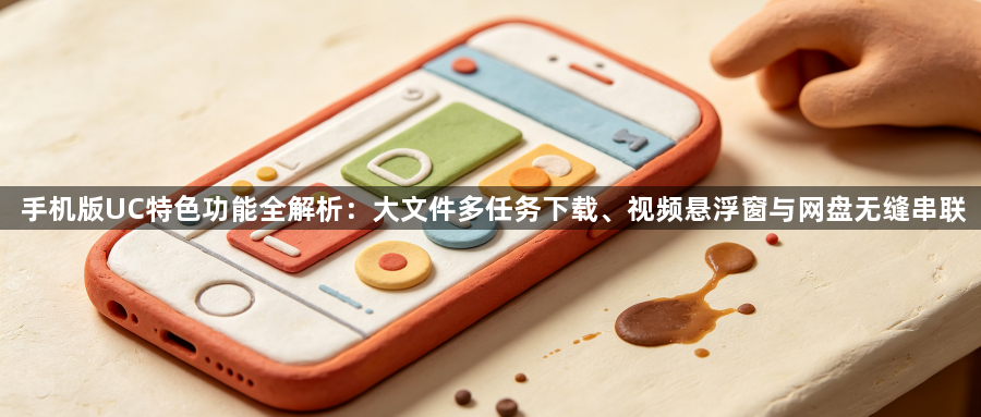 手机版UC特色功能全解析:大文件多任务下载、视频悬浮窗与网盘无缝串联1