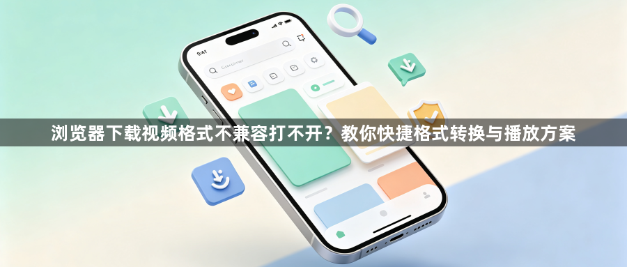 浏览器下载视频格式不兼容打不开?教你快捷格式转换与播放方案1